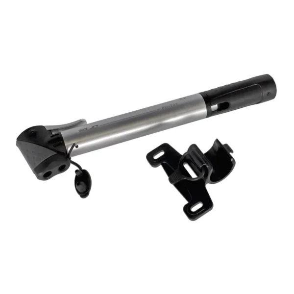 XLC Beta PU-T02 Fahrradpumpe Teleskop (7 bar | 230mm | Dualkopf)