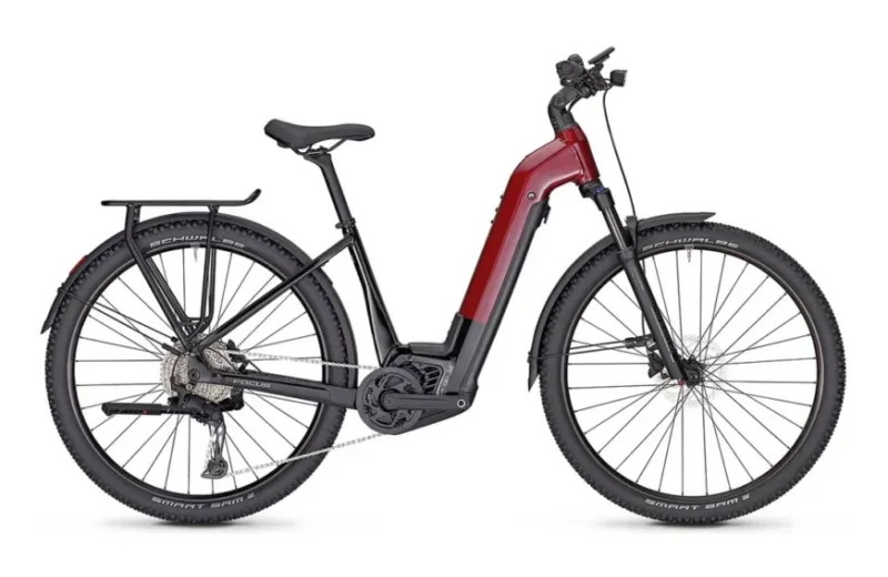 Focus Aventura² 6.8 Wave Trekking E-Bike (29" | 750Wh | mahagonyred glossy / magicblack glossy) Größe: 48 cm