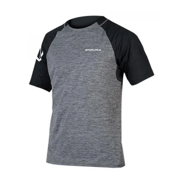 Endura SingleTrack Kurzarmtrikot Zinn-Grau Größe S