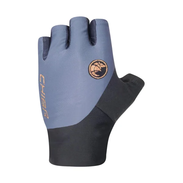 CHIBA BioXCell Eco Pro - Radhandschuhe S dunkelgrau, ergonomische Polsterung, atmungsaktiv