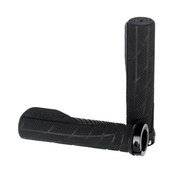 Herrmans Lenkergriffe Shark Lock Fin 130mm, Ø 22mm, schwarz, Paar