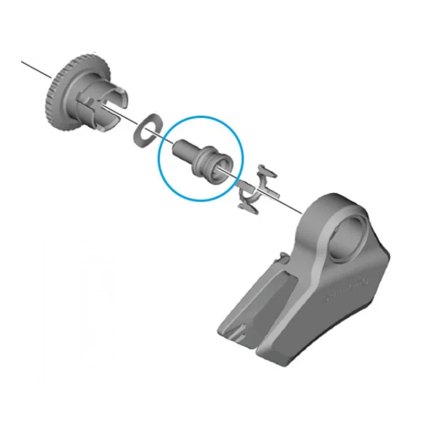 SHIMANO Befestigungsschraube CD-EM800 Führung 53 mm Kettenlinie - 53 mm