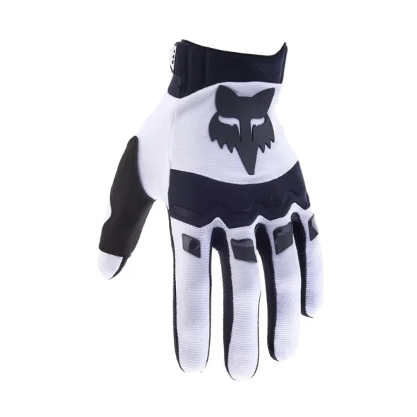 FOX Dirtpaw Vollfingerhandschuhe Weiß S mit TPR-Schutz