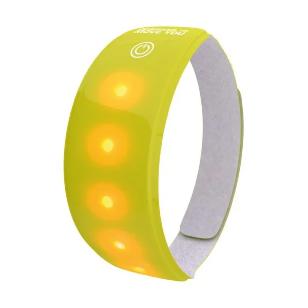 Wowow Lichtband 5 LEDs gelb 3M mit Klettverschluss
