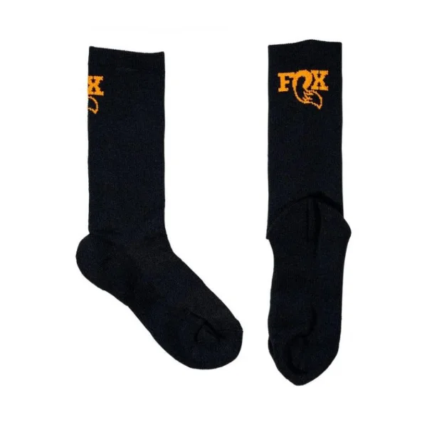 FOX Foxsox Logo Coolmax Radsocken Schwarz L/XL