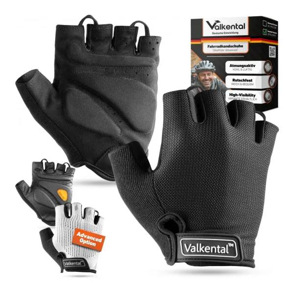 Valkental Handschuhe BikeRider Essential Gr. XS Schwarz