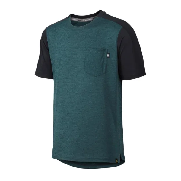 IXS Sports Division iXS Flow X Short Sleeve Jersey S Everglade/Black - atmungsaktives Bike-Trikot