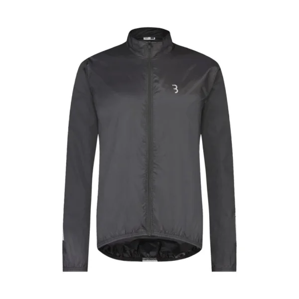 BBB Cycling BaseShield BBW-148 Fahrradjacke Größe M schwarz - ultraleichter Wind- und Regenschutz