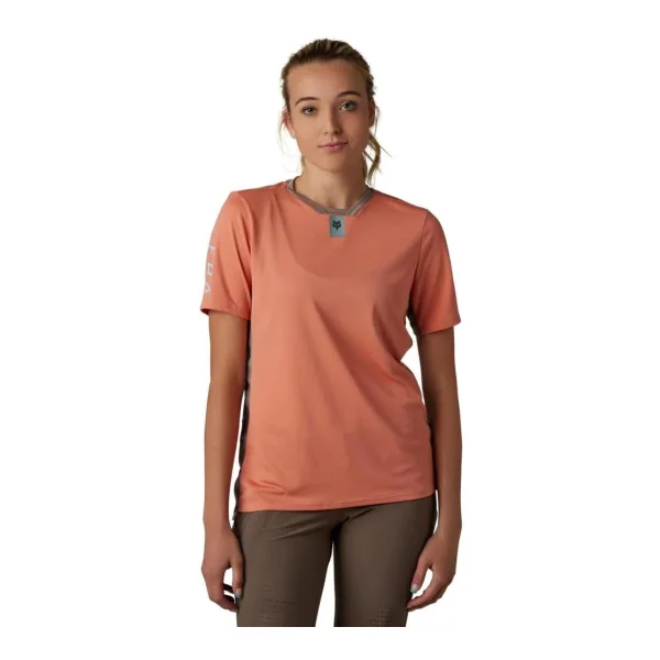 FOX Defend Damen MTB-Trikot S - Salmon mit TruDri