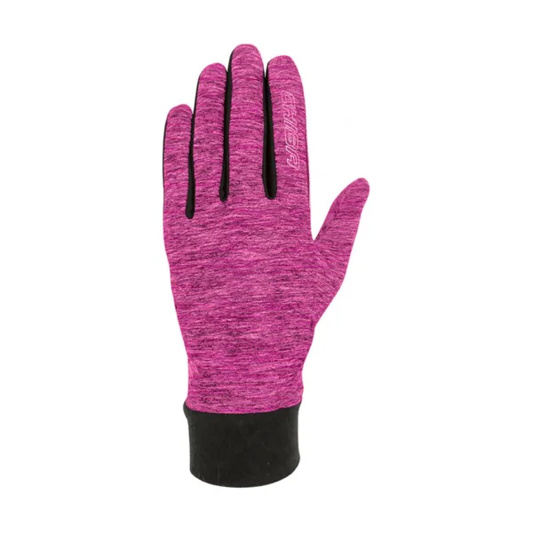CHIBA Allround Light - Fahrradhandschuhe XS pink, Polartec-Fleece, Touchfunktion, reflektierend