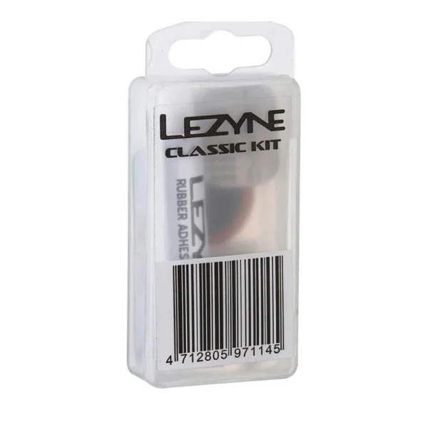 Lezyne Classic Patch Kit Fahrrad Flickzeug - 7 Milliliter Vulkanisierkleber, 8 Flicken, Reifenboot, Scuffer, 26 Gramm