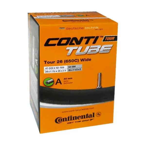 Continental Schlauch Conti 26x1.75-2.50" 47-62/ 559 A40, TOUR 26 wide AV 40mm