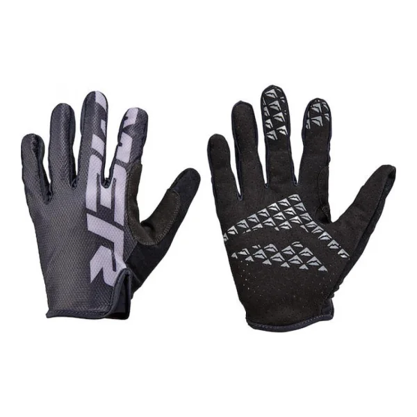 Merida Handschuhe TRAIL schwarz/grau M Schwarz/grau - atmungsaktiver Grip für Trail und Tour