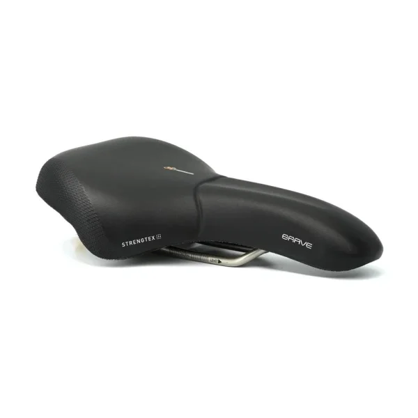 Selle Royal Fahrradsattel Brave Moderate Unisex Stracciatella - Komfortabler Sattel für City & Trekking