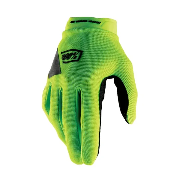 100% Ridecamp Women's Gloves M Black / Fluo Yellow - komfortabler MTB-Handschuh für Trail & Enduro