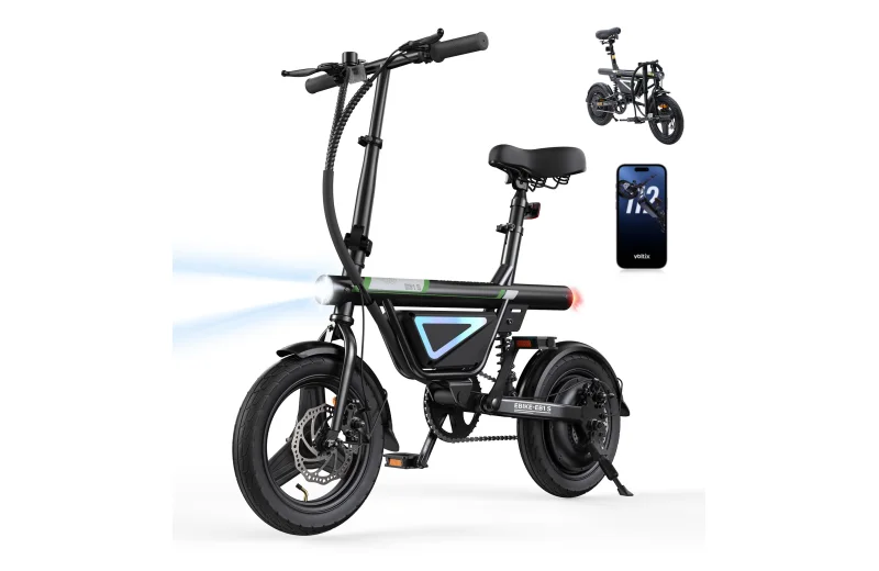 isinwheel EB1S Faltbares E-Bike 55+km mit Schnellem Laden