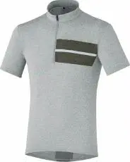 Trikot Shimano Pavement Jersey Herren Grau XL