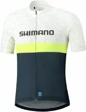 Trikot Shimano Team Jersey Herren Weiß L