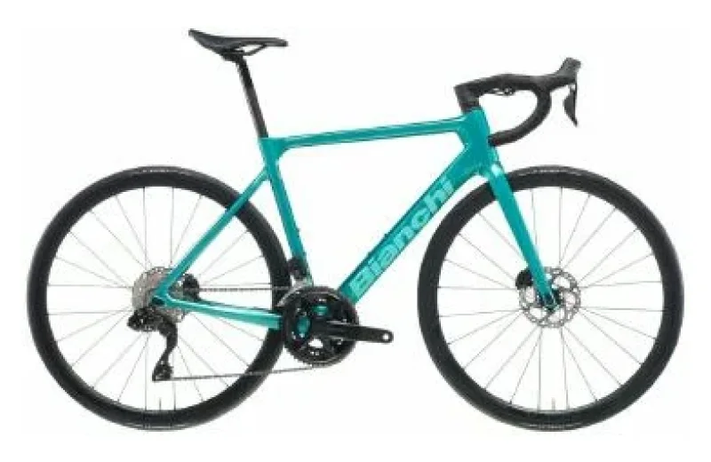 Rennrad Bianchi Sprint Disc 105 Di2 Carbon 2026 57 cm, Metallic Cele