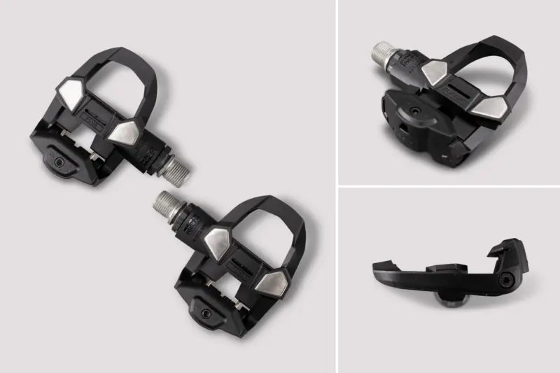 Look Keo Classic 3 Plus Clipless Road Bike Pedals - Stainless Steel with Keo Cleats - Black