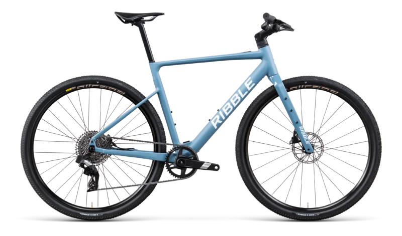 Ribble Allgrit E AL SRAM Apex XPLR AXS Sportfit - Aluminium Electric Gravel Bike - Air Force Blue