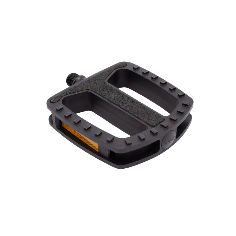 M Part Sandblock E-Bike Flat Pedals - Wide Platform Nylon Cycling Pedals