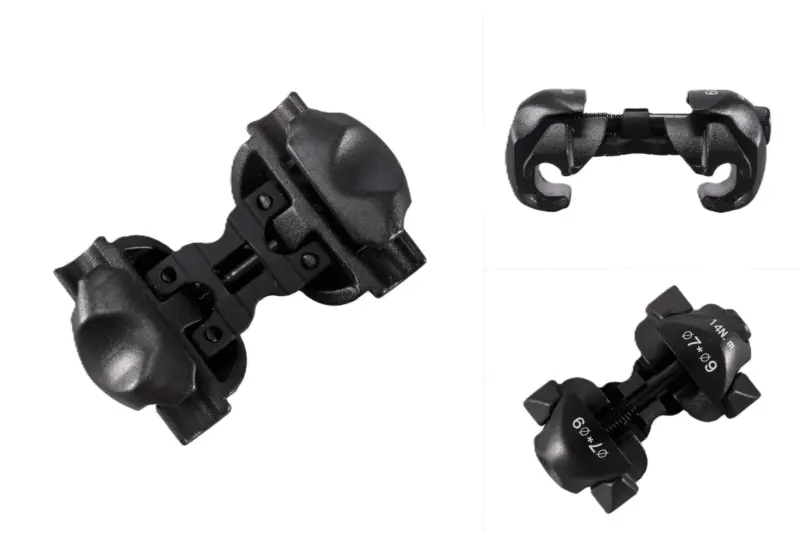 Ribble Carbon Rail Saddle Clamp Assembly - 7x9 mm - Black
