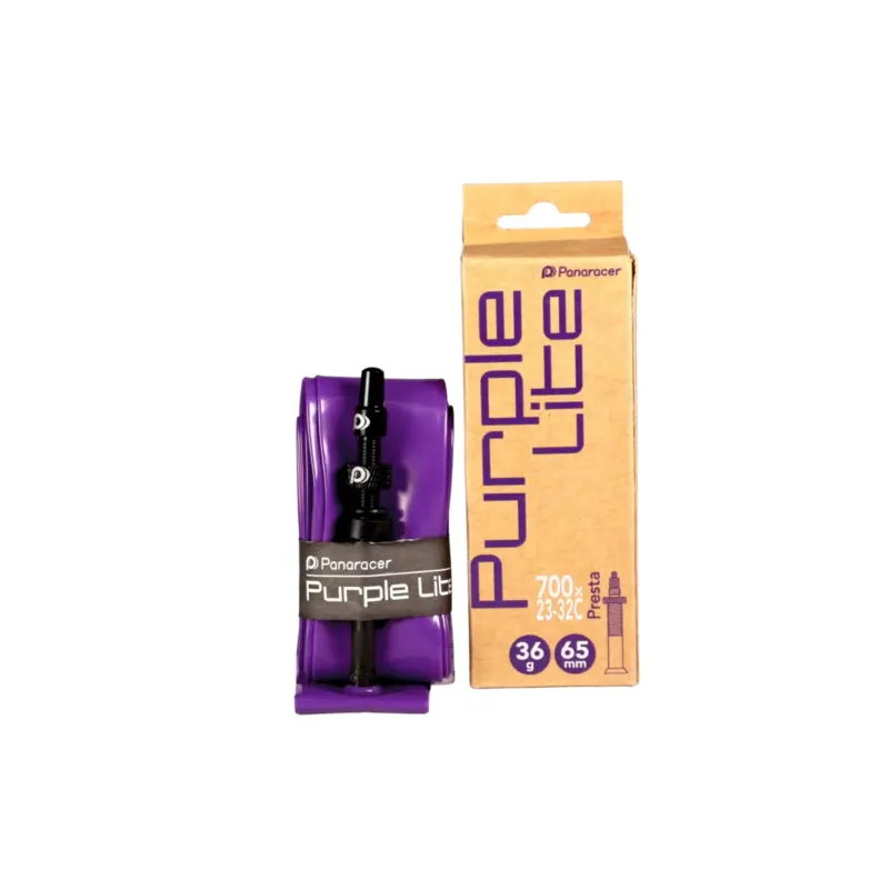 Panaracer Purple Lite TPU Inner Tube Road 700x23-32mm - 65mm Valve