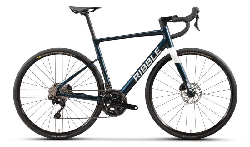 Ribble Allroad E AL Shimano 105 12-Speed - Aluminium Electric Road Bike - Midnight Metallic Blue