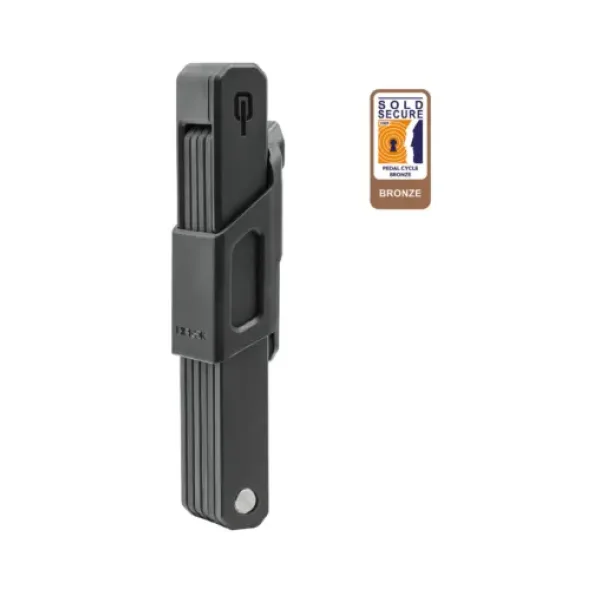 Hiplok SWITCH Folding Bike Lock - Sold Secure Bronze - 85cm Wearable & Frame Mount Lock - Black