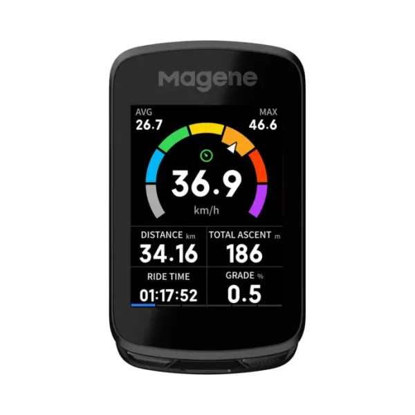 Magene C606 Pro Smart GPS Bike Computer - 2.8" Color Touchscreen - WiFi & Navigation - Black